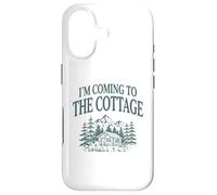 J'arrive au Chalet Rustic Cabin Mountains Outdoor Coque pour iPhone 17