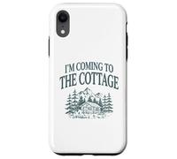 J'arrive au Chalet Rustic Cabin Mountains Outdoor Coque pour iPhone XR