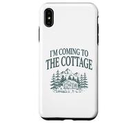 J'arrive au Chalet Rustic Cabin Mountains Outdoor Coque pour iPhone XS Max