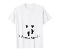 J'arrive bientôt ,future maman annonce Grossesse T-Shirt