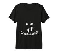 J'arrive bientôt,Future Maman Annonce Grossesse T-Shirt Haut de Gamme