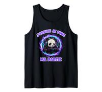 j'arrive Je Finis ma Partie Panda Gamer Humour Console pc Débardeur