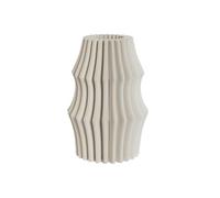 JARRON GRES 15X15X22,5 3D BLANCO