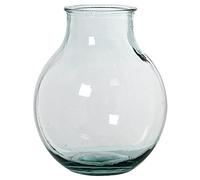 JARRÓN VIDRIO RECICLADO 12L TRANSPARENTE °29X36CM