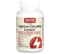 Jarrow Formulas Arginine-Citrulline Sustain, 120 Comprimés