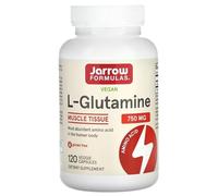 Jarrow Formulas L-Glutamine 750mg - 120 Vcaps - Complément pour Récupération Musculaire & Soutien Digestif de Haute Qualité