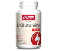 Jarrow Formulas, L-Glutamine, 750mg, Hautement Dosé, 120 Capsules végétaliennes, Sans Gluten, Sans Soja, Végétarien, Sans OGM