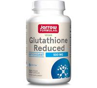 Jarrow Formulas, L-Glutathion, 500mg, Haute Dose, 120 Capsules végétaliennes, Végétarien, Sans Soja, Sans Gluten, Sans OGM