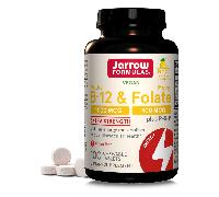 Jarrow Formulas Methyl B-12 1000 mcg & Methyl Folate 400 mcg, Lemon - 100 Comprimés à Croquer