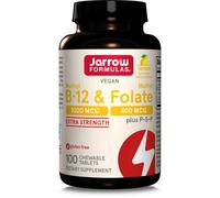 Jarrow Formulas, Methyl B-12 1000 mcg & Methyl Folate 400mcg, 100 pastilles