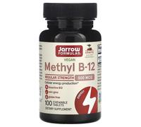 Jarrow Formulas Methyl B-12 Cherry 500 mcg 100 pastilles à croquer