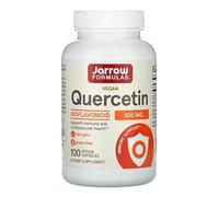 Jarrow Formulas Quercétine 500mg - 100 vcaps Végétariennes - Puissant Antioxydant et Soutien Immunitaire, Protection Cellulaire et Bien-être Général