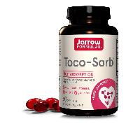Jarrow Formulas Toco-Sorb, Tocotriénols mixtes et vitamine E - 60 gélules