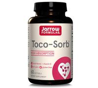 Jarrow Formulas, Toco-Sorb, Tocotriénols Mixtes & Vitamine E, 60 Capsules molles, Testé en Laboratoire, Sans Gluten, Sans Soja, Sans OGM
