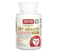Jarrow Formulas Ubiquinol QH-absorb 200mg - 60 Softgels - Absorption Maximale & Soutien Cardiovasculaire