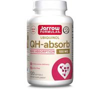 Jarrow Formulas, Ubiquinol QH-Absorb (Coenzyme Q10 Actif), 100mg, Hautement Dosé, 120 Capsules molles, Sans Gluten, Sans Soja, Sans OGM