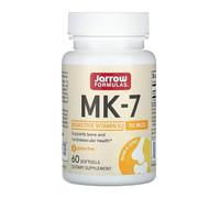 Jarrow Formulas Vitamine K2 MK-7 90mcg - 60 Softgels - Soutien Cardiovasculaire et Osseux, Haute Absorption