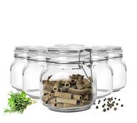Jars 750ml Avec Fermeture A Bride Pot de Stockage Dose Inventaire