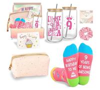 Jars Nova Cadeau de 9e anniversaire pour filles | Coffret cadeau personnalisé pour 9 ans | Cadeau d'anniversaire pour filles de 9 ans, sœur, fille, cousine, nièce, petite-fille