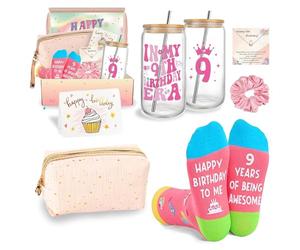 Jars Nova Cadeau de 9e anniversaire pour filles | Coffret cadeau personnalisé pour 9 ans | Cadeau d'anniversaire pour filles de 9 ans, sœur, fille, cousine, nièce, petite-fille