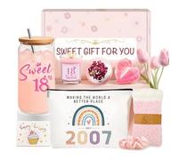 Jars Nova Joli cadeau d'anniversaire pour femme, panier « Happy 30th Birthday » pour elle, cadeaux d'anniversaire pour femmes ayant 18 ans