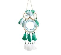 Jarsense Attrape-rêves en forme de chouette pour garçons, attrape-rêves fait à la main en macramé à suspendre au mur pour la décoration murale de la maison