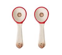 Jarsense Lot de 2 cuillères à soupe mignonnes en céramique pour dessert, petit déjeuner, soupe