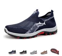 Jarv Cooling Comfort Sneaker, Atlacoast Summer Breathable Mesh Slip-on Casual Sports Walking Shoes (Blue,38)