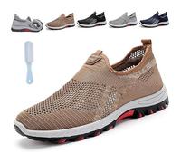 Jarv Cooling Comfort Sneaker, New Jarv Cooling Sneakers Shoes, Soft Bottom Comfy Casual Anti-Slip Mesh Shoes for Men (43,Khai)