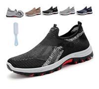 Jarv Cooling Comfort Sneaker, New Jarv Cooling Sneakers Shoes, Soft Bottom Comfy Casual Anti-Slip Mesh Shoes for Men (45,Black)