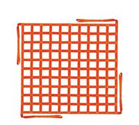 Jasaly Filet de levage de 10 x 10 m, sangles de filet de levage pour palan capacité de charge de 299,8 kg, filet de levage en nylon avec trou carré de 10 cm