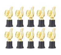 Jasaly Lot de 10 trophées de pouce de 5 pouces pour compétitions sportives fêtes de compétition de compétition de de football