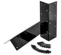 Jasaly Lot de 4 supports d'angle pour parterre de jardin surélevé avec vis à bois pour lit de 50,8 à 61 cm pour jardinière de légumes, facile à utiliser