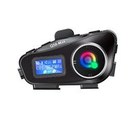 Jasaly Q58 Max Casque de Moto Interphone Bluetooth IP65 Étanche Interphone Distance 500 M Partage de Musique Mixte Multi-Scènes