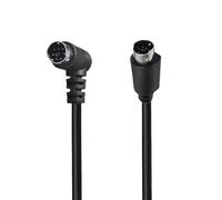 jasavdio Câble vidéo S-Video Mini DIN 7 broches S mâle vers mâle, mini câble DIN S-vidéo mâle vers mâle pour récepteur TV, moniteur, projecteur, etc. (3 m)