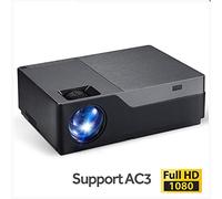 Jasbo Projecteur Full HD 1920 x 1080 Résolution Projecteur LED Support Ac3. Home Theater. 5500 lumens. (Android WiFi) M18 M18-TP. Taille Unique Noir