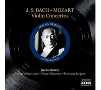 Jascha Heifetz – Concertos pour violon n° 1 BWV 1041 et n° 2 BWV 1042 – Import (NAXOS)