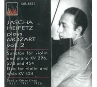 Jascha Heifetz Plays Mozart, Vol. 2 by Jascha Heifetz
