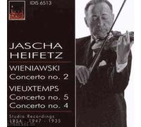 Jascha Heifetz Plays Wieniawski & Vieuxtemps [Import]