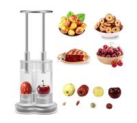 JasCherry Acier Inoxydable Dénoyauteur à Cerises et à Prunes, Dénoyauteur Mirabelle Utilisation Rapide et Simple, Dénoyauteur de Fruits pour Faire la Cerises Confiture, Gelée,Cuisine