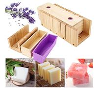 JasCherry Coupe Savon Fait à la Main Kit en Bois - Réglable Outil de Fabrication de Savon Boîte en Bois - Multi-Fonction Outil de découpe #1