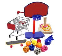 JasCherry Lot de 4 Jouets pour Oiseau Perroquet Entraîner - Ensemble de Jouets de Formation pour Perruches Intelligence Activité Utilisé pour Cacatoes, Calopsitte, Oiseaux Inséparables #6