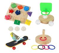 JasCherry Lot de 4 Jouets pour Oiseau Perroquet Entraîner - Ensemble de Jouets de Formation pour Perruches Intelligence Activité Utilisé pour Cacatoes, Calopsitte, Oiseaux Inséparables #7