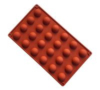 JasCherry Moule en silicone Pour Muffins, Cupcake, Chocolat, Pudding Et Gelée - Demi cercle #1