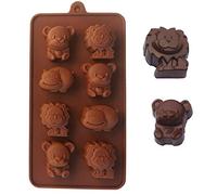 JasCherry Moule en silicone Pour Muffins, Cupcake, Chocolat, Pudding Et Gelée - Série animale #2