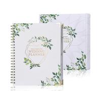 JasCherry Organisateur de Mariages Complet, Carnet Wedding Planner Français, Planificateur Livre de Mariage & Cadeau Future Mariée, Beau cadeau de Fiançailles pour futurs couples jeunes mariés