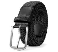 JASGOOD Ceinture Élastique Tressée Ceinture Tissu Unisexe Extensible Stretch 40mm pour Golf