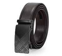 JasGood Ceinture en cuir pour homme - Avec boucle automatique - 3,5 cm de large