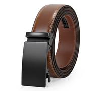 JasGood Ceinture en cuir pour homme - Avec boucle automatique - 3,5 cm de large