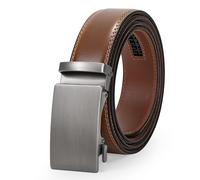 JasGood Ceinture en cuir pour homme - Avec boucle automatique - 3,5 cm de large